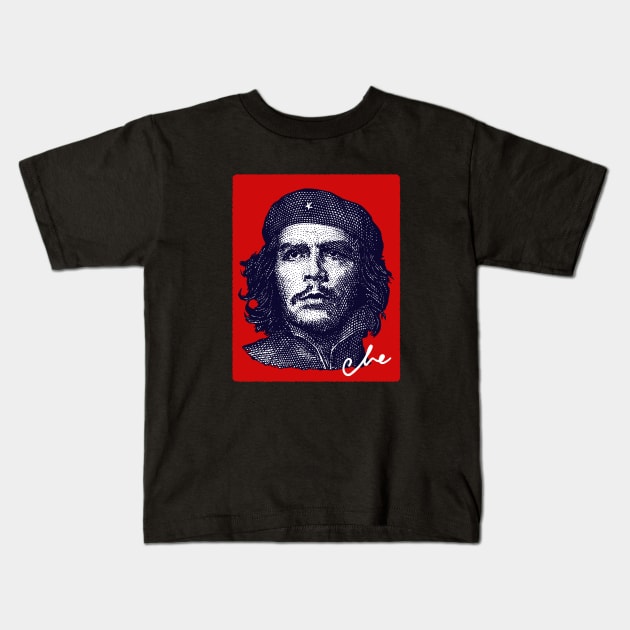 Che Guevara from Cuba banknote Kids T-Shirt by yosuke